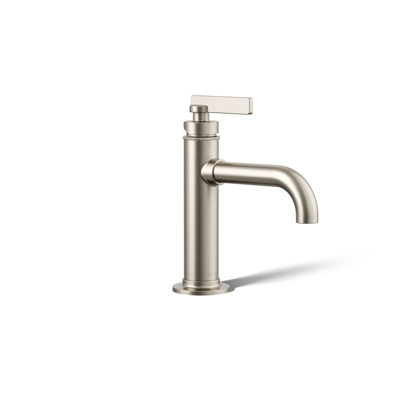 KOHLER K-35907-4N-BN Castia By Studio Mcgee Single-Handle Bathroom Sink Faucet, 0.5 Gpm In Vibrant Brushed Nickel