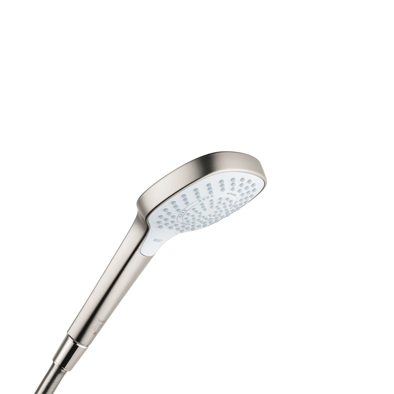 HANSGROHE 26811821 Croma Select E Handshower 110 3-Jet, 2.0 GPM in Brushed Nickel