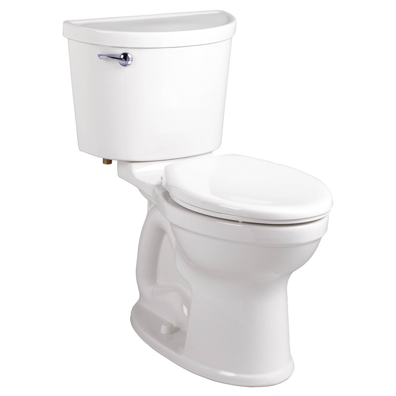 AMERICAN STANDARD 211CA104.020, Champion PRO Two-Piece 1.28 gpf/4.8 Lpf Standard Height Elongated Toilet Less Seat in White