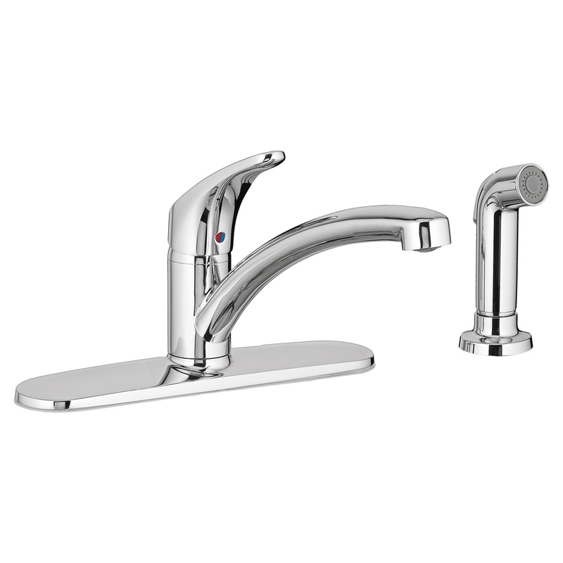 AMERICAN STANDARD 7074040.002, Colony PRO Single-Handle Kitchen Faucet 1.5 gpm/5.7 L/min With Side Spray in Chrome